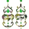 Lebole Maison Orecchini Chandelier Lungo Verde