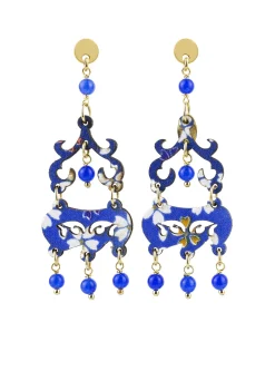 Lebole Maison Orecchini Chandelier Mini Blu