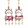 Lebole Maison Orecchini Chandelier Mini Rosa Sfumato