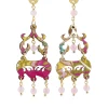 Lebole Maison Orecchini Chandelier Mini Rosa