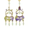 Lebole Maison Orecchini Chandelier Mini Verde Giada