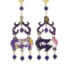 Lebole Maison Orecchini Chandelier Mini Viola