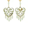 Lebole Maison Orecchini Chandelier Palma Mini Verde Giada
