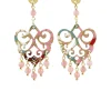 Lebole Maison Orecchini Chandelier Palma Mini Rosa Sfumato
