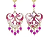 Lebole Maison Orecchini Chandelier Palma Mini Fucsia