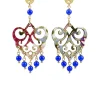 Lebole Maison Orecchini Chandelier Palma Mini Blu