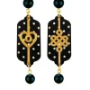 Lebole Maison Orecchini Cuore E Infinito Mini Nero