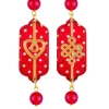 Lebole Maison Orecchini Cuore E Infinito Mini Pois Rubino
