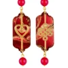 Lebole Maison Orecchini Cuore E Infinito Mini Rubino