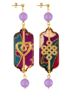Lebole Maison Orecchini Cuore E Infinito Mini Lilla