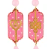 Lebole Maison Orecchini Cuore E Infinito Pois Rosa