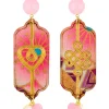 Lebole Maison Orecchini Cuore E Infinito Rosa