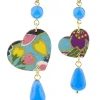 Lebole Maison Orecchini Cuore Mini Azzurro