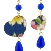 Lebole Maison Orecchini Cuore Mini Blu