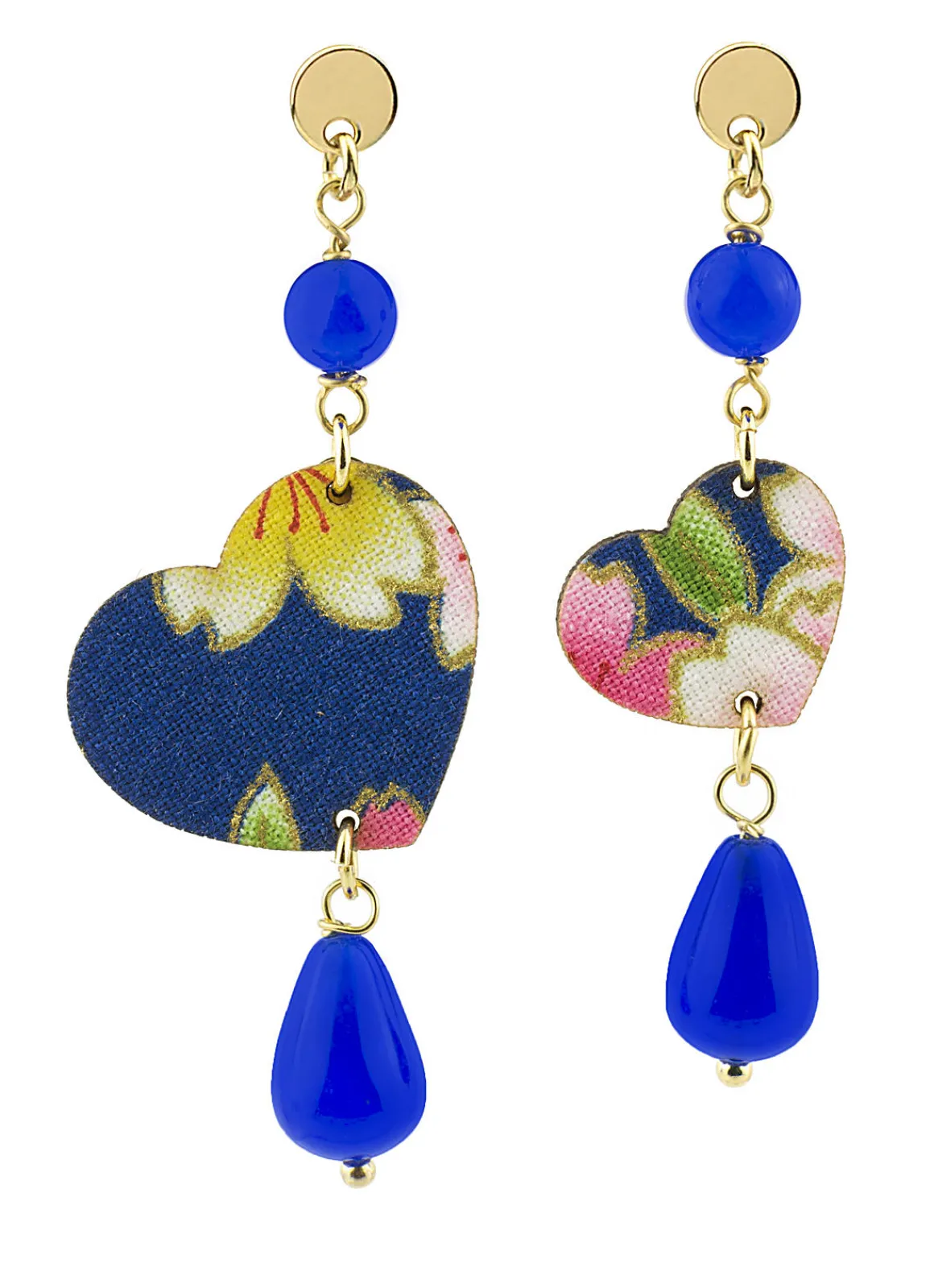 Lebole Maison Orecchini Cuore Mini Blu