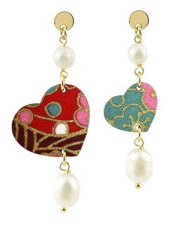 Lebole Maison Orecchini Cuore Mini Perla