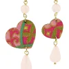 Lebole Maison Orecchini Cuore Mini Rosa