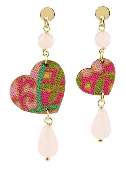 Lebole Maison Orecchini Cuore Mini Rosa