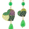 Lebole Maison Orecchini Cuore Mini Verde