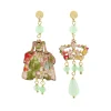 Lebole Maison Orecchini Dama Mini Verde Giada