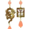 Lebole Maison Orecchini Drago Mini Arancione