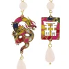 Lebole Maison Orecchini Drago Mini Rosa