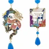 Lebole Maison Orecchini Drago Pelle Azzurro