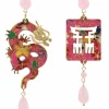 Lebole Maison Orecchini Drago Pelle Rosa