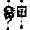 Lebole Maison Orecchini Drago Plexi Piccolo Nero