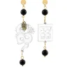 Lebole Maison Orecchini Drago Plexi Trasparente Mini Nero