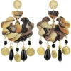Lebole Maison Orecchini Fiore Grande Nero