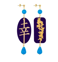 Lebole Maison Orecchini Fortuna Azzurro