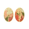 Lebole Maison Orecchini Fortuna Clips Ovale Rosa