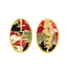 Lebole Maison Orecchini Fortuna Clips Ovale Nero