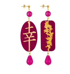 Lebole Maison Orecchini Fortuna Fucsia