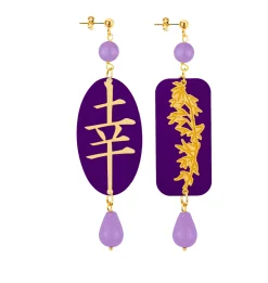 Lebole Maison Orecchini Fortuna Lilla
