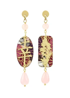 Lebole Maison Orecchini Fortuna Mini Rosa