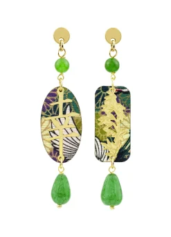 Lebole Maison Orecchini Fortuna Mini Verde