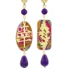 Lebole Maison Orecchini Fortuna Mini Viola