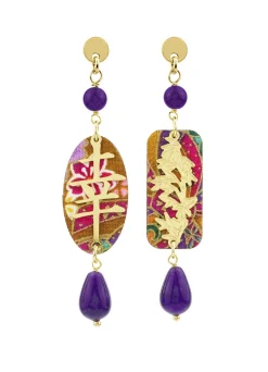 Lebole Maison Orecchini Fortuna Mini Viola