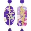 Lebole Maison Orecchini Fortuna Viola