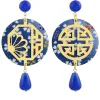 Lebole Maison Orecchini Fu Blu