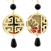 Lebole Maison Orecchini Fu Mini Nero
