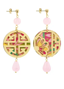 Lebole Maison Orecchini Fu Mini Rosa