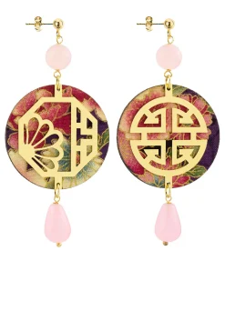 Lebole Maison Orecchini Fu Rosa
