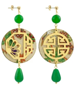 Lebole Maison Orecchini Fu Verde