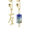 Lebole Maison Orecchini Hoop Amicizia Blu