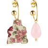 Lebole Maison Orecchini Hoop Dama Rosa