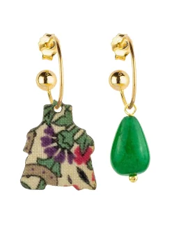 Lebole Maison Orecchini Hoop Dama Verde