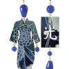 Lebole Maison Orecchini Kimono Grande Blu